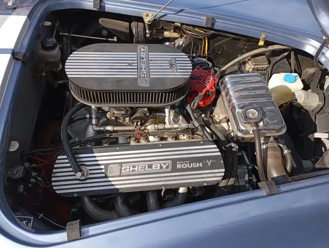 Compartiment moteur AC Cobra, mécanique V8