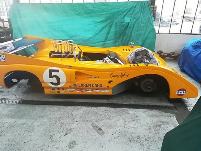 McLaren Can-Am jaune, carrosserie de compétition